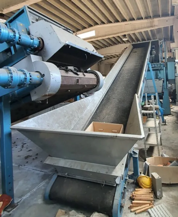 1#6291 Impianto granulazione pneumatici Eldan Recycling