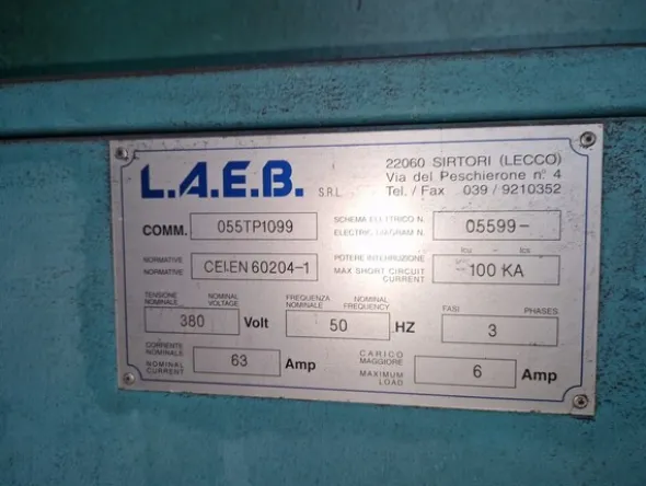 5#7460 Impianto ossitaglio Tecnipant