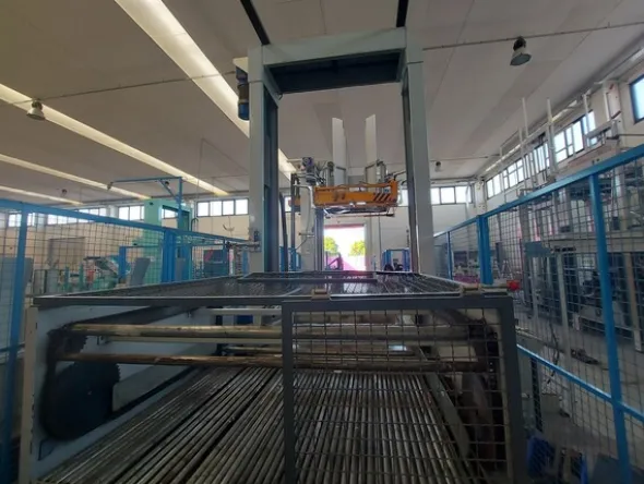 1#8585 Impianto pallettizzatore