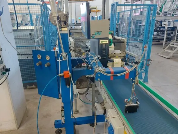 1#8585 Impianto pallettizzatore