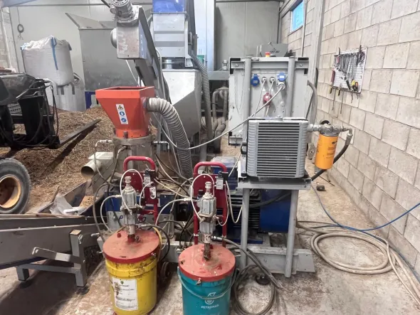 Impianto pellet PLT 400 completo