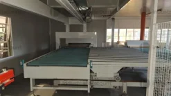 1#9904 Impianto per la verniciatura di prodotto in piano