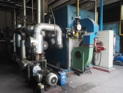 33#8478 Impianto produzione acqua surriscaldata calda per produzione e riscaldamento GARION