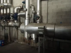 33#8478 Impianto produzione acqua surriscaldata calda per produzione e riscaldamento GARION