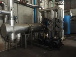 33#8478 Impianto produzione acqua surriscaldata calda per produzione e riscaldamento GARION