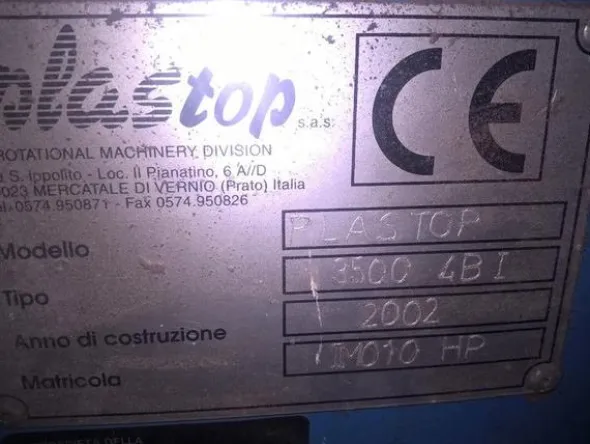 5#2961 Impianto rotazionale Plastop 3500 4B/I