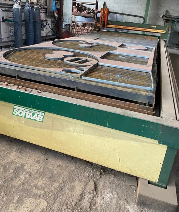 IMPIANTO TAGLIO PLASMA SOITAAB 2000X6000