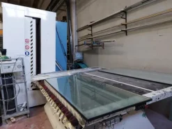 1#7592 Impianto vetrocamera e tavolo girevole Emar