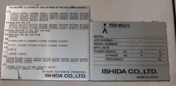 Ishida CCW R 214W