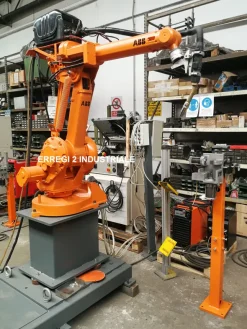 Isola Robot ABB Irb 1400 doppio tornio