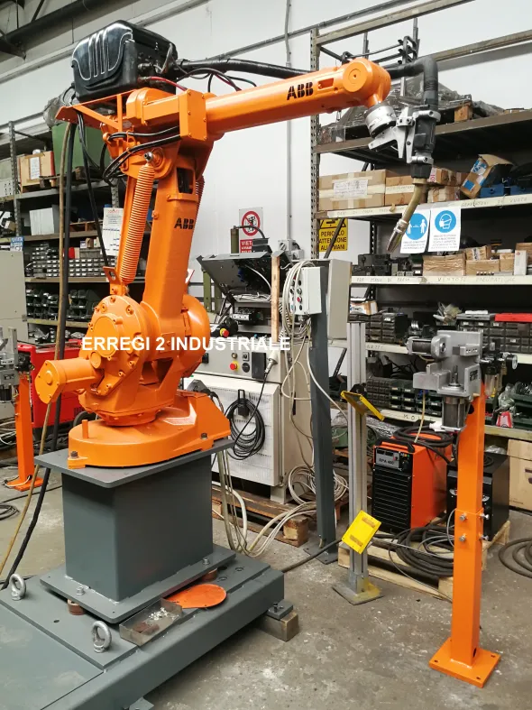 Isola Robot ABB Irb 1400 doppio tornio