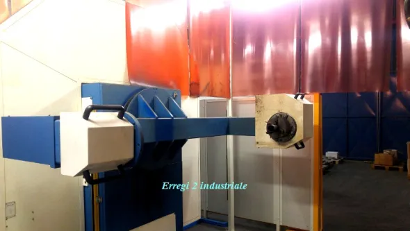 Isola Robot Kuka con saldatrice Fronius CMT, testata