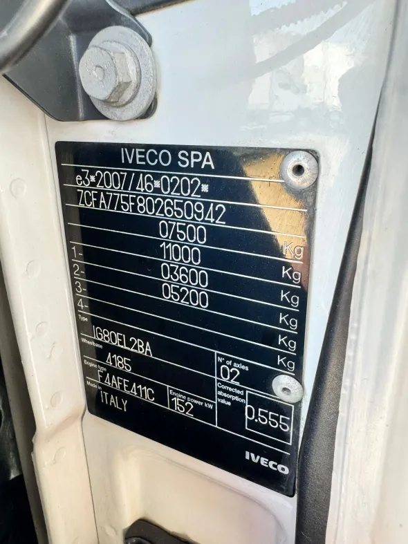 IVECO EUROCARGO 75E21 CASSONE FISSO E6