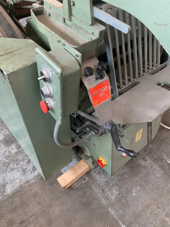KLUGE automatic die cutting and hot print foil machine