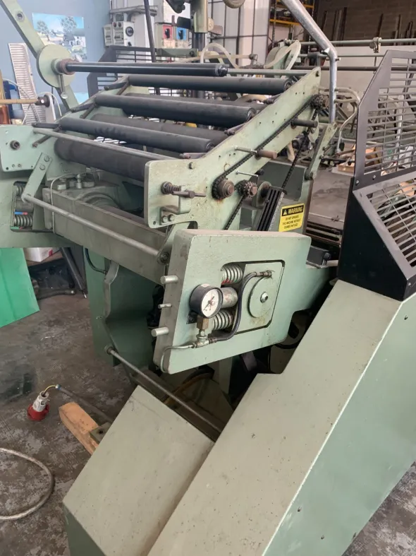 KLUGE automatic die cutting and hot print foil machine