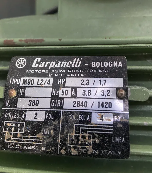 Levigatrice a nastro MARPOL