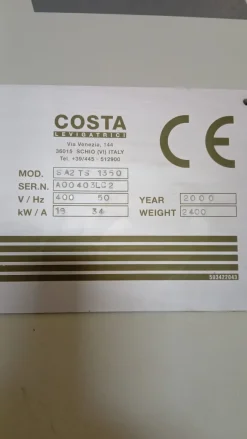 Levigatrice COSTA LEVIGATRICI modello S A2 TS1350