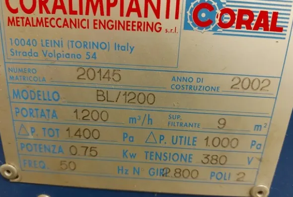 60#7922 Levigatrice Landonio LV600 e Depolveratore Coral BL200