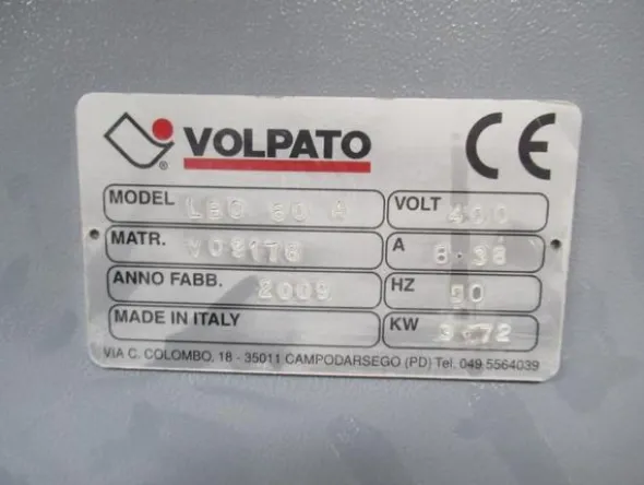 21#3116 Levigatrice Volpato