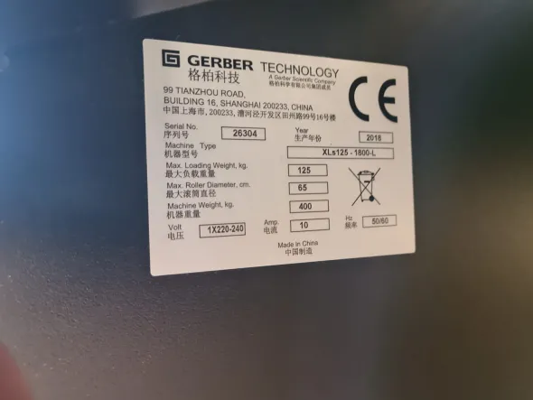 linea completa gerber paragon hx del 2018