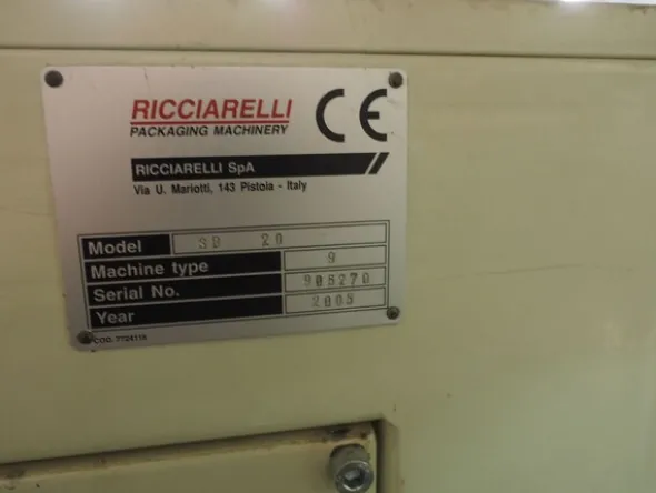 12#8478 Linea confezionamento 15 - PC RICCIARELLI