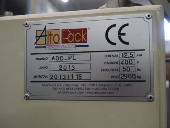 14#8478 Linea confezionamento 22- PL Altopack