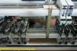 18#3388 Linea di foratura inseritura Morbidelli revisionata e verniciata a nuovo