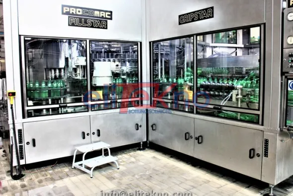Linea di imbottigliamento usata PET – 28.000 bph