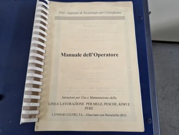 1#69013 Linea di lavorazione e confezionamento mele Ito