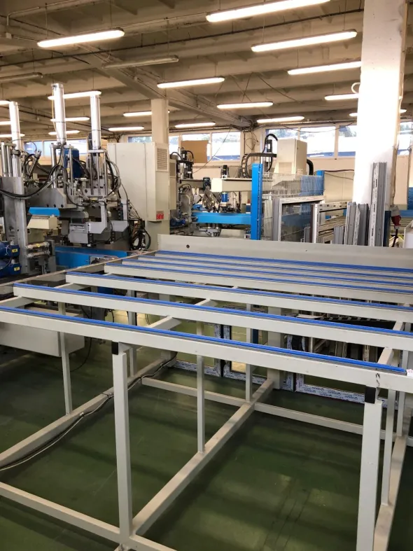 Linea di produzione finestre PVC e alluminio PREZ-MET
