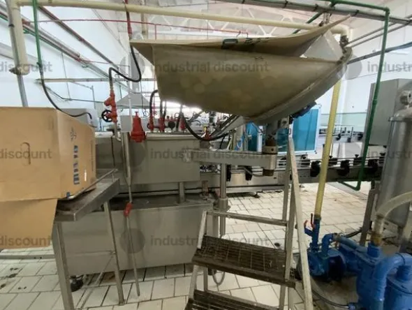7#9550 Linea di riempimento e capsulatrice per vasetti
