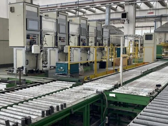 75#7168 Linea montaggio per Asciugatore ad evacuazione