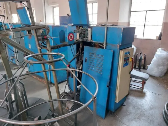 1#7489 Linea produzione bobine in ferro
