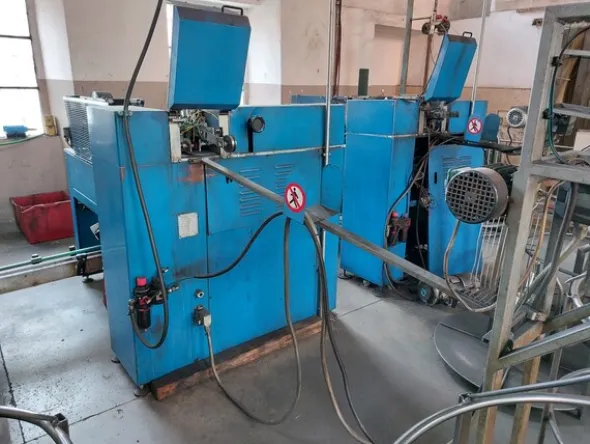 1#7489 Linea produzione bobine in ferro