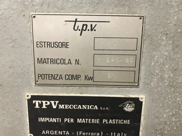 2 linee estrusione monovite - diametro 60