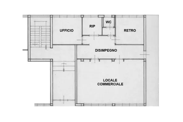 #2536872 Locale commerciale con posto auto scoperto