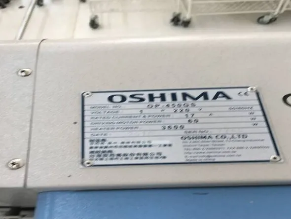 8#5535 Macchina Adesivatrice Oshimaefustellatrice Atom