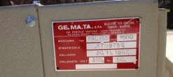 3#2342 Macchina a palissonare Gemata