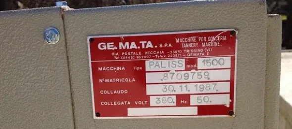 3#2342 Macchina a palissonare Gemata