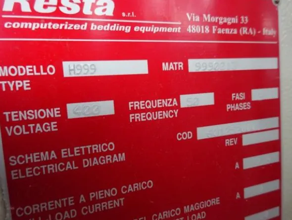 17#14940 Macchina carica punti Resta