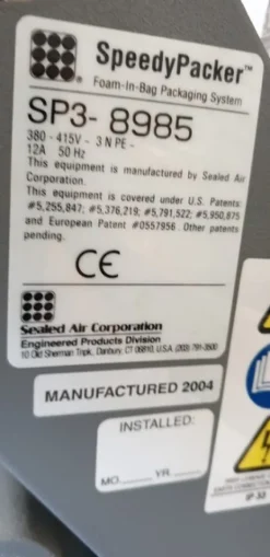 8#5770 Macchina imballo schiuma Speedypacker