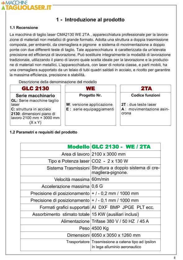 Macchina laser CO2 per tessuto, TNT, pelle e similari