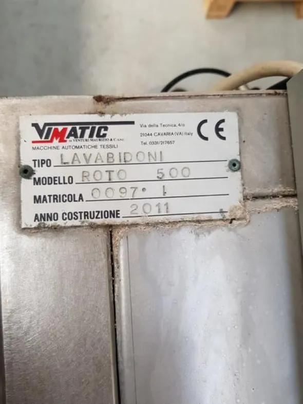 6#4199 Macchina lavaggio Fusti Vimatic Roto 500