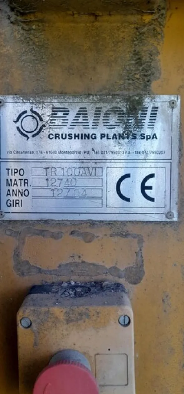 1#7701 Macchina per frantumazione inerti Baioni