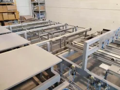 Macchina per la produzione di pannelli in cartongesso