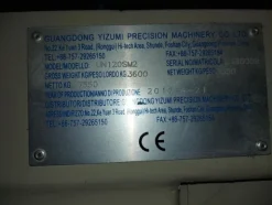 1#6439 Macchina per stampaggio a iniezione Yizumi