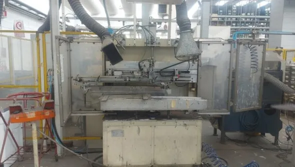 11#7174 Macchina per tampografia e attrezzature per serigrafia