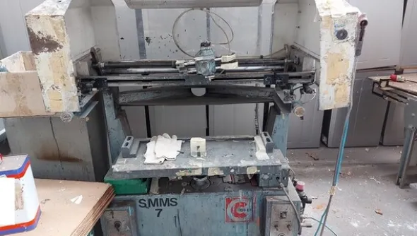 11#7174 Macchina per tampografia e attrezzature per serigrafia