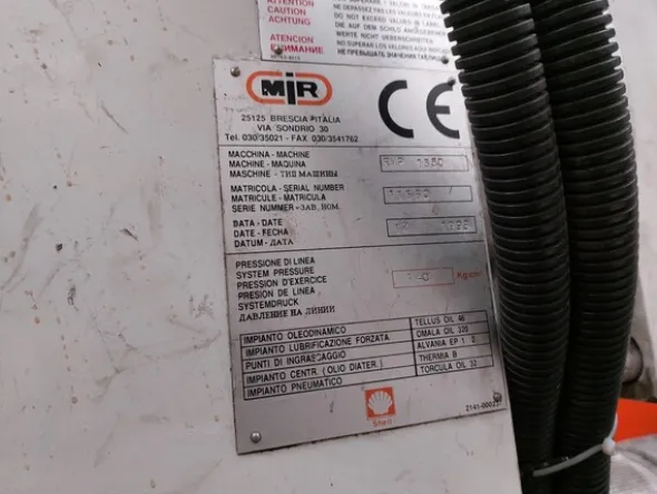 1#7512 Macchinari e attrezzature per la lavorazione di materie plastiche
