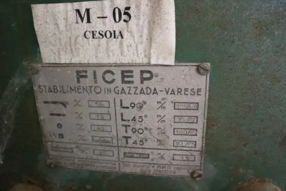 9#7071 Macchinari ed attrezzatura da officina